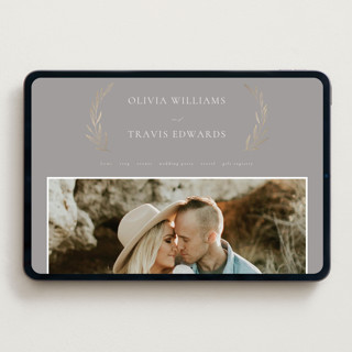 This is a mist wedding websites by Kelly Schmidt called leaves printing on digital paper in standard