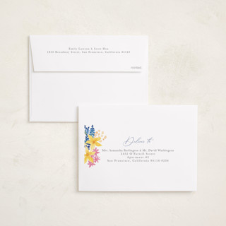 This is a periwinkle easter photo cards with standard by frau brandt called easter meadow printing on recycled smooth signature in standard