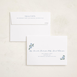 This is a provincial easter photo cards with standard by Jenna Holcomb called easter spring floral printing on recycled smooth signature in standard