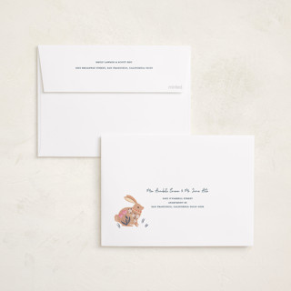 This is a speckled eggs easter photo cards with standard by Sarah Knight called blossom farm printing on recycled smooth signature in standard