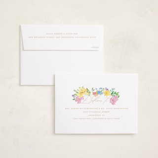 This is a lily easter photo cards with standard by Creo Study called easter florals printing on recycled smooth signature in standard