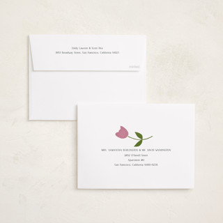 This is a flower easter photo cards with standard by Sumak Studio called minimal easter printing on recycled smooth signature in standard