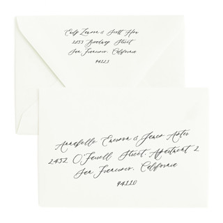 This is a white envelopes by Minted called a7 euro (5.25" x 7.25") printing on signature in standard