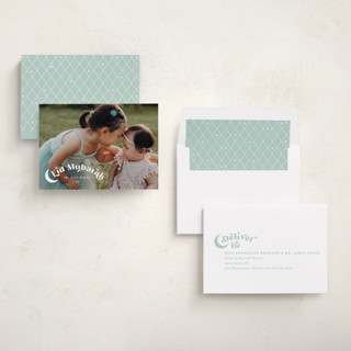 This is a ice eid cards with standard by Creo Study called arched eid printing on recycled smooth signature in standard