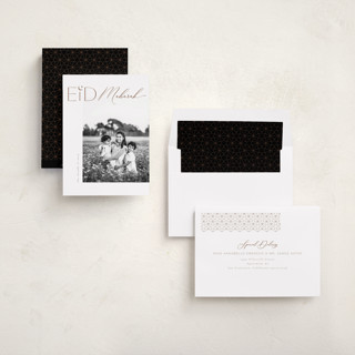 This is a stars eid cards with standard by Orasie called eid elegancy printing on recycled smooth signature in standard