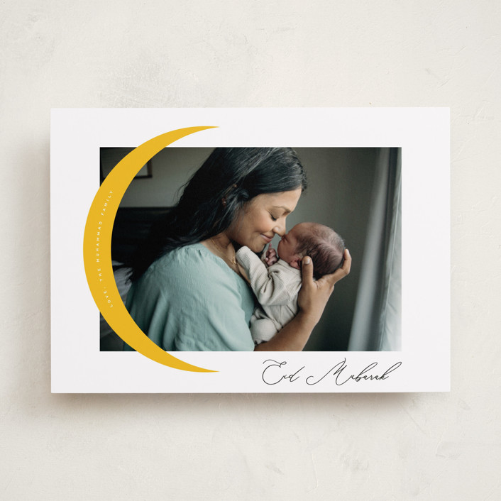 Eid crescent moon