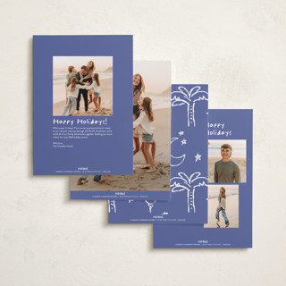 This is a sapphire eid cards with standard by Inkblot Design called doodle eid printing on recycled smooth signature in standard