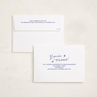 This is a sapphire eid cards with standard by Inkblot Design called doodle eid printing on recycled smooth signature in standard