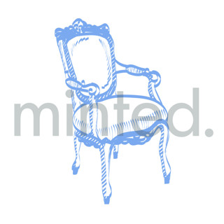 This is a white design elements by Teju Reval called hora in standard