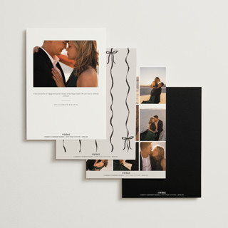 This is a noir engagement party invitations with foil pressed by Jackie Crawford called sparkling champagne tower printing on signature in standard