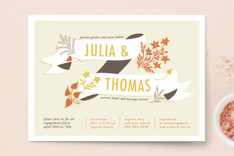 wedding engagement party invitations