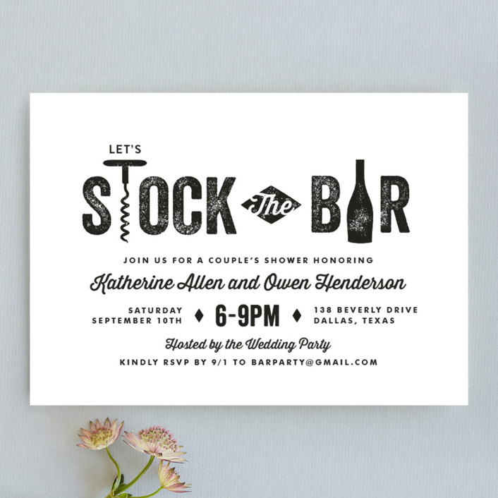 wedding party invites