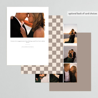 This is a sparrow engagement party invitations with standard by Owl and Toad called bright printing on signature in standard