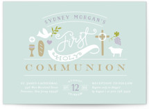 communion invitations minted