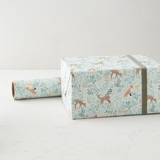 This is a forest wrapping paper by Elly called wildfolk in standard