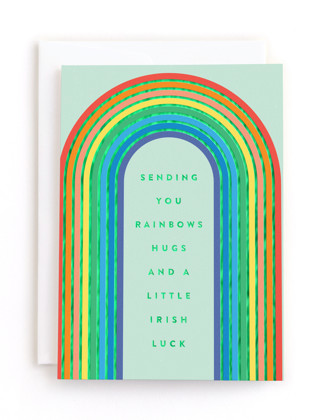 This is a mint tbd by Maria Alou called irish luck in greeting cards