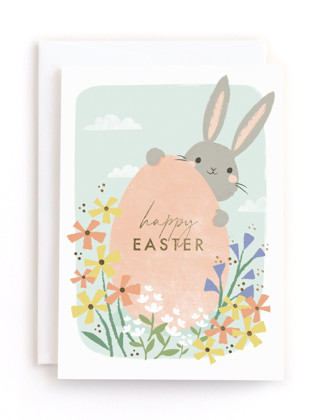 This is a blush tbd by Karidy Walker called hippity hoppity day in greeting cards