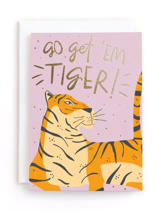 This is a dusty rose tbd by Vera Lim called roar in greeting cards