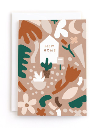This is a sand tbd by Corinne Malesic called modern home in greeting cards