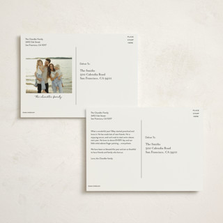 This is a sage christmas postcards with foil pressed by Nicole Walsh called foil frame printing on signature in postcard