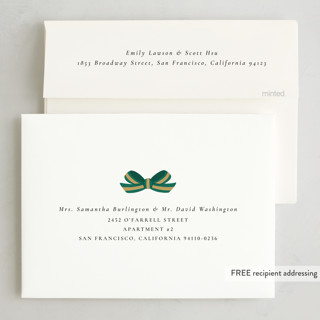 This is a camel holiday party invitations with foil pressed by mo kelley called decked out deer printing on signature in standard