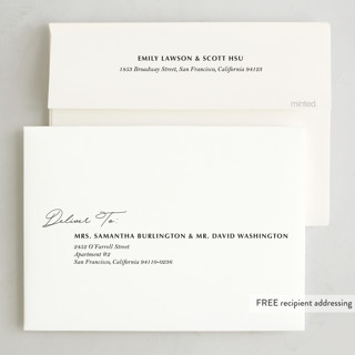 This is a ice holiday party invitations with foil pressed by Eva Tadros called feeling toasty printing on signature in standard