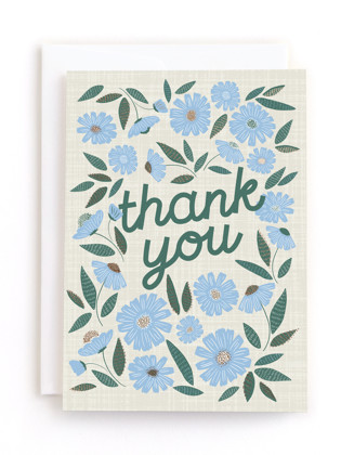 This is a forest tbd by Jenna Holcomb called daisy thanks in greeting cards
