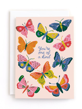 This is a rose quartz tbd by Mary Fotheringham called one of a kind in greeting cards