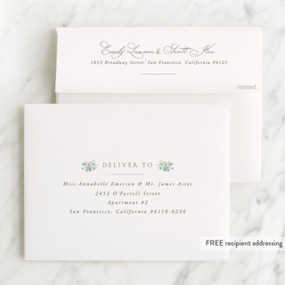 This is a sand kids thank you cards with standard by Robert and Stella called classic communion wreath printing on strathmore in standard