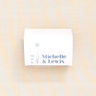 This is a black wedding day of favors by ForYourParty called dandelion names cake box, set of 50 in standard