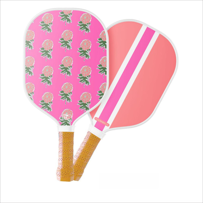 Custom Monogram Pickleball Paddle - Kyra Pink