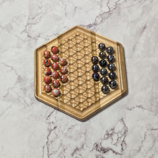 This is a natural home decor by Stacee Holtby called handmade marble push in standard