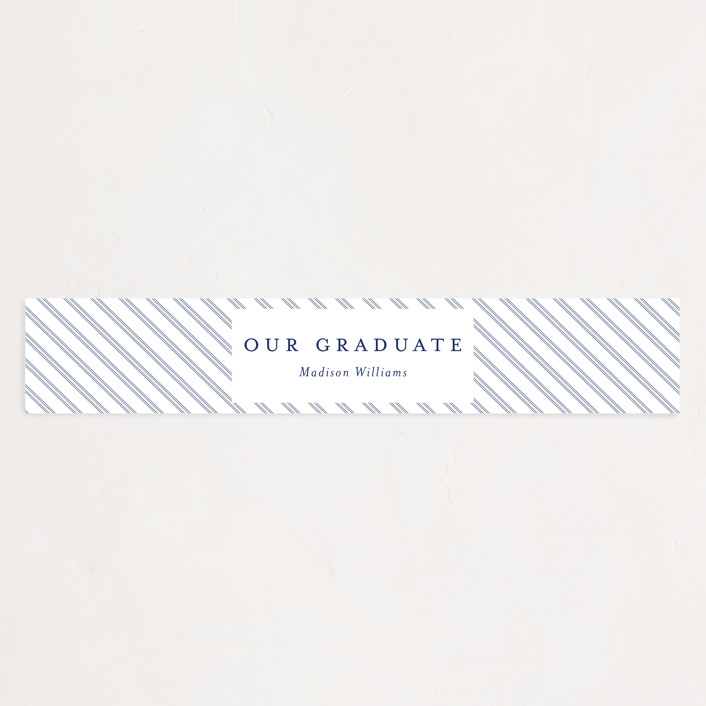 with gratitude Graduation Belly Bands by Minted Minted