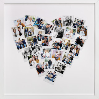 Heart Snapshot Mix® Photo Art Custom Photo Art Print
