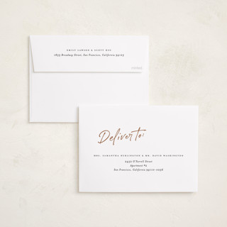 This is a smoke graduation announcements with foil pressed by Michelle Taylor called complete printing on recycled smooth signature in standard