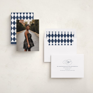 This is a formal graduation announcements with foil pressed by letterfix called sol printing on recycled smooth signature in standard