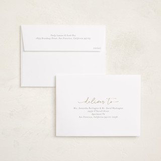 This is a oyster graduation announcements with foil pressed by Sarah Curry called graduation gallery printing on recycled smooth signature in standard