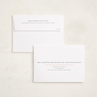This is a rose graduation announcements with foil pressed by Kaydi Bishop called balance printing on signature in standard