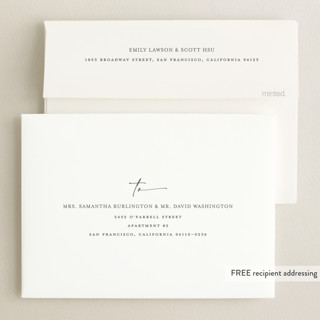 This is a fog graduation announcements with foil pressed by Carolyn MacLaren called timeline printing on recycled smooth signature in standard
