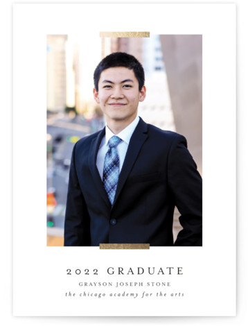 Refinement Graduation Announcement Cards