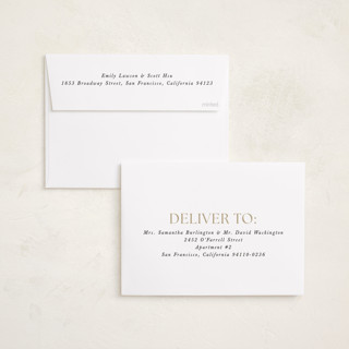 This is a vanilla graduation announcements with foil pressed by Morgan Kendall called timeless grad printing on recycled smooth signature in standard