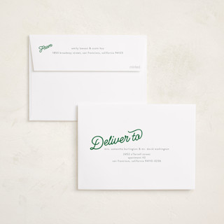 This is a candy graduation announcements with foil pressed by BR Designs called retro vintage grad printing on recycled smooth signature in standard