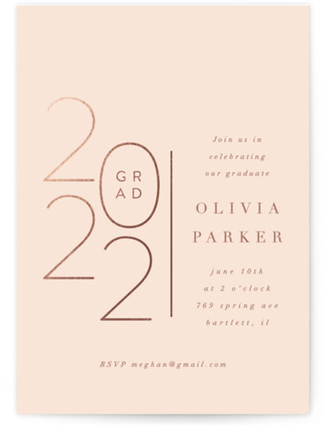 Magnifique Graduation Announcement Cards