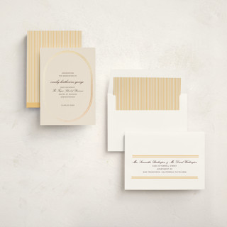 This is a melon graduation announcements with foil pressed by Megan Davis called toast the grad printing on signature in standard