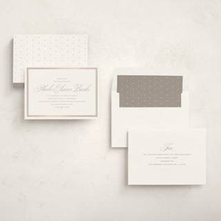 This is a stone graduation announcements with foil pressed by Megan Davis called scholarly charm printing on signature in standard