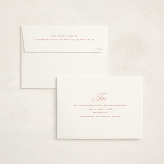This is a crimson graduation announcements with foil pressed by Megan Davis called scholarly charm printing on signature in standard