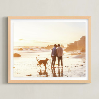 This is a natural frame photo art by Minted called 11x14 float mount natural framed photo printing on deluxe art in float mounted 11x14