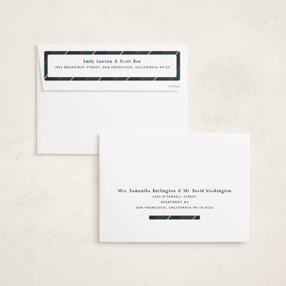 This is a navy graduation announcements with standard by Sarah Rosenthal called belmont printing on recycled smooth signature in grand