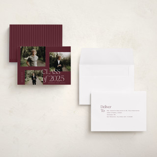 This is a celebrate graduation announcements with standard by Kelly Schmidt called troi printing on recycled smooth signature in grand