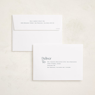 This is a navy graduation announcements with standard by Kelly Schmidt called troi printing on recycled smooth signature in grand